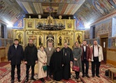Guests from the Foundation for Support of Christian Culture and Heritage venerate shrines of the Polish Orthodox Church