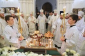 На 40-й день по кончине архиепископа Алипия (Погребняка) в Покровском монастыре г. Лимана Донецкой области совершены заупокойные богослужения
