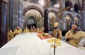 Митрополит Корсунский Антоний совершил Божественную литургию в базилике святителя Амвросия Медиоланского в Милане
