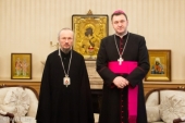 Состоялась встреча Патриаршего экзарха всея Беларуси с представителем Римско-Католической Церкви в республике