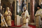 Представник Руської Церкви співслужив Патріархві Болгарському Неофіту за Різдвяною Літургією