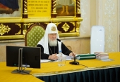 Ο Αγιώτατος Πατριάρχης Κύριλλος προήδρευσε της κοινής συνεδρίας της Ιεράς Συνόδου και του Ανώτατου Εκκλησιαστικού Συμβουλίου της Ρωσικής Ορθοδόξου Εκκλησίας