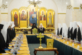His Holiness Patriarch Kirill presides over joint session of the Hoy Synod and the Supreme Church Council of the Russian Orthodox Church