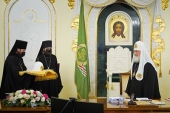 Члени Священного Синоду привітали Святішого Патріарха Кирила з 75-річчям від дня народження