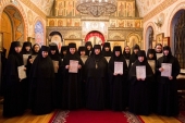 Состоялся первый выпуск слушательниц богословских курсов в Стефано-Махрищском ставропигиальном монастыре
