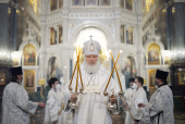 Slujirea Patriarhului de Înainte-prăznuirea Nașterii Domnului în Catedrala „Hristos Mântuitorul”