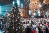 В праздник Рождества Христова Предстоятель Украинской Православной Церкви возглавил Литургию в Киево-Печерской лавре