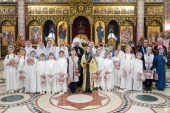 Патриарший экзарх всея Беларуси совершил Литургию в кафедральном соборе Солигорска