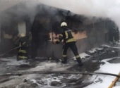 На территории Благовещенского кафедрального собора г. Харькова произошел пожар
