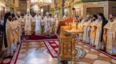 Блаженнейший митрополит Киевский Онуфрий совершил Литургию в Успенской Почаевской лавре