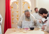 Блаженнейший митрополит Онуфрий освятил новый храм в Зимненском монастыре Волынской области
