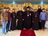 Митрополит Сингапурский Сергий совершил молебен на начало обучения студентов из Индонезии в Санкт-Петербургской духовной академии