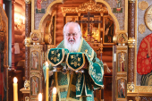 Slujirea Patriarhului de ziua pomenirii Sfântului Cuvios Serafim de Sarov la schitul „Sfântul Alexandru Nevski”