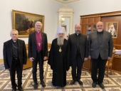 Metropolitan Varsonofy of St. Petersburg and Ladoga meets with the delegation of the Evangelical Lutheran Church of Finland