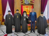 Patriarch Theophilos of Jerusalem meets with Russian Ambassador to Israel