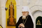 Вітання Блаженнішого Митрополита Варшавського Сави Святішому Патріархові Кирилу з річницею інтронізації