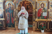 Служіння Святішого Патріарха Кирила в Олександро-Невському скиті у тринадцяту річницю інтронізації Його Святості