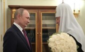 Președintele Rusiei, Vladimir Putin, l-a felicitat pe Sanctitatea Sa Patriarhul Chiril cu prilejul aniversării întronării