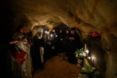 В Псково-Печерской обители молитвенно почтили память архимандрита Иоанна (Крестьянкина)