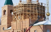 В Казанском Чимеевском монастыре Курганской епархии завершили строительство церкви на месте сгоревшего храма