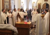 В Южно-Сахалинске в восьмую годовщину расстрела верующих в кафедральном соборе почтили память жертв трагедии