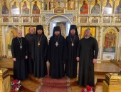 Делегация Украинской Православной Церкви посетила Синодальную резиденцию Первоиерарха Русской Зарубежной Церкви