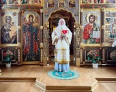 În Duminica Vameșului și a Fariseului Sanctitatea Sa Patriarhul Chiril a săvârșit Dumnezeiasca Liturghie la schitul „Sfântul Alexandru Nevski”