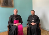 Metropolitan Hilarion of Volokolamsk meets with Bishop Philippe Christory of Chartres
