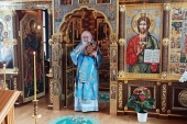În Duminica Întoarcerii Fiului Risipitor Sanctitatea Sa Patriarhul Chiril a săvârșit Dumnezeiasca Liturghie la schitul „Sfântul Alexandru Nevski”