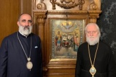 Митрополит Таллинский Евгений встретился с главой Балтийской епархии Армянской Апостольской Церкви