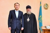 Відбулася зустріч митрополита Астанайського і Казахстанського Олександра з акімом Костанайської області