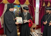 Patriarch of Ethiopia meets with DECR secretary for inter-Christian relations