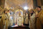 На Патриаршем подворье в Софии молитвенно отметили день памяти святителя Серафима Богучарского