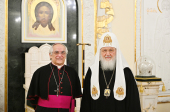 Встреча Святейшего Патриарха Кирилла с Апостольским нунцием в Российской Федерации