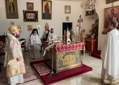 Ο μητροπολίτης Βολοκολάμσκ Ιλαρίωνας τέλεσε Θεία Λειτουργία στο Μετόχι της Ρωσικής Εκκλησίας στη Δαμασκό
