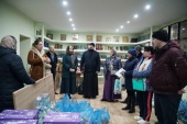 Представители Церкви раздают продукты и вещи беженцам на границе. Информационная сводка о помощи беженцам (от 12 марта 2022 года)