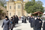 На 40-й день по кончине игумении Георгии (Щукиной) в Горненском монастыре прошли заупокойные богослужения