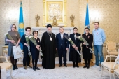 Глава Казахстанского митрополичьего округа удостоил церковных наград врачей и медицинских работников города Алма-Аты