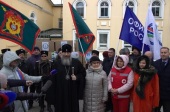Новосибирская епархия передала более 5 тонн гуманитарной помощи жителям Луганской и Донецкой народных республик и беженцам из Украины