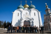 Состоялась паломническая поездка казачьей молодежи Москвы в Троице-Сергиеву лавру