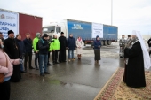 В Луганскую народную республику отправилась колонна грузовиков с гуманитарной помощью от Нижегородской епархии