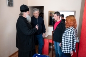 Глава Татарстанской митрополии встретился с беженцами из Донбасса в пункте временного размещения в поселке Васильево