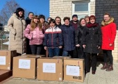 Российские епархии передают гуманитарную помощь на Донбасс и в другие регионы. Информационная сводка о помощи беженцам (от 4 апреля 2022 года)