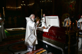Отпевание В.В. Жириновского в Храме Христа Спасителя