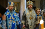 Патриарший экзарх всея Беларуси совершил паломническую поездку в Успенский Псково-Печерский монастырь