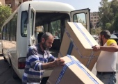 Representation of the Russian Church delivers new consignment of wheelchairs to the school in Syria