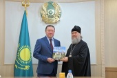 Состоялась встреча главы Казахстанского митрополичьего округа с акимом Северо-Казахстанской области