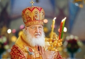 В пятницу Светлой седмицы Святейший Патриарх Кирилл совершил Литургию в Троице-Сергиевой лавре