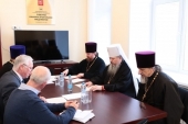 Состоялось первое заседание Совета фонда восстановления Николо-Корельского монастыря в Северодвинске