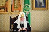 Святейший Патриарх Кирилл встретился с архиереями Казахстанского митрополичьего округа